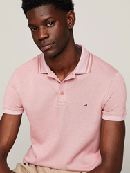 Tommy Hilfiger pánské starorůžové polo triko - L (TJ5)