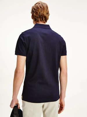 Tommy Hilfiger pánské tmavě modré polo tričko - L (DW5)