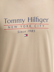 Tommy Hilfiger pánské béžové tričko - L (RBT)