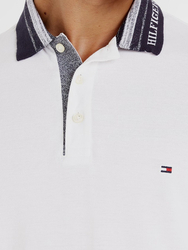 Tommy Hilfiger pánské bílé polo tričko - L (YBR)