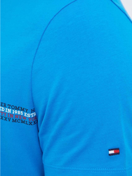 Tommy Hilfiger pánské modré tričko - M (CZU)