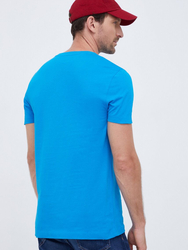 Tommy Hilfiger pánské modré tričko - L (CZU)