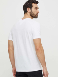 Tommy Hilfiger pánské bílé tričko - XL (YBR)