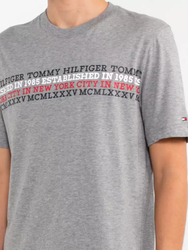 Tommy Hilfiger pánské šedé tričko - L (P91)