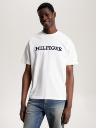 Tommy Hilfiger pánské bílé tričko - XL (YBH)