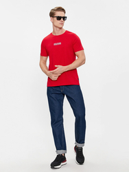 Tommy Hilfiger pánské červené tričko - M (XLG)