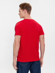 Tommy Hilfiger pánské červené tričko - M (XLG)