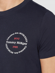 Tommy Hilfiger pánské tmavě modré tričko - XL (DW5)