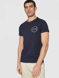 Tommy Hilfiger pánské tmavě modré tričko - XL (DW5)