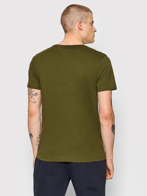 Tommy Hilfiger pánské zelené tričko - M (GYY)