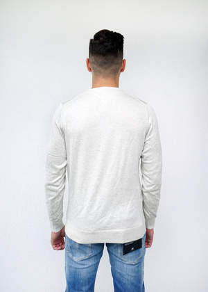 Tommy Hilfiger pánský šedý svetr - S (119)