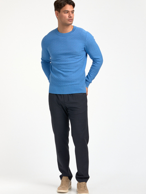 Tommy Hilfiger pánský modrý svetr - L (C35)