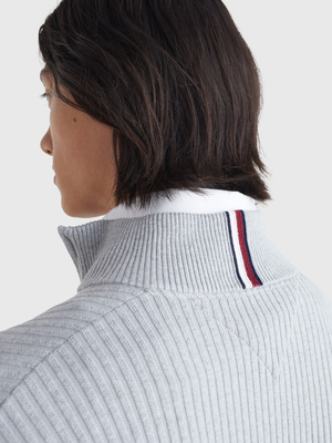 Tommy Hilfiger pánský šedý svetr - XL (P01)