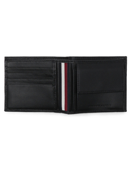 Tommy Hilfiger pánská černá kožená peněženka - OS (BDS)