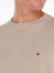 Tommy Hilfiger pánský béžový svetr - L (AEG)