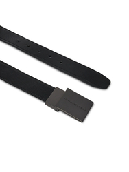 Tommy Hilfiger pánský černý kožený pásek - 95 (BDS)