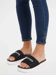 Tommy Hilfiger dámské tmavě modré pantofle - 37 (DW6)