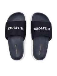 Tommy Hilfiger dámské tmavě modré pantofle - 37 (DW6)