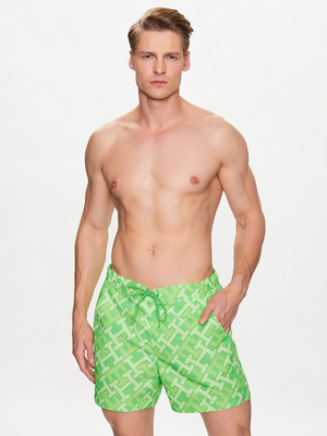 Tommy Hilfiger pánská zelené plavky - L (0IG)