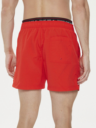 Tommy Jeans pánské červené plavky - S (XM9)