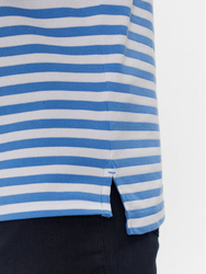 Tommy Hilfiger pánské modré pruhované polo tričko - L (0A6)