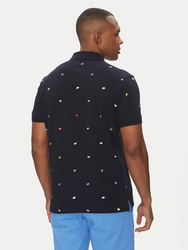 Tommy Hilfiger pánské tmavě modré polo tričko  - S (DW5)