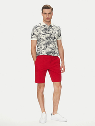 Tommy Hilfiger pánská béžová polo košile - S (0K4)