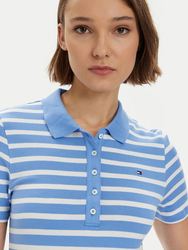 Tommy Hilfiger dámské pruhované polo - XS (04L)