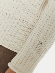 Tommy Hilfiger dámský bílý svetr - XS (Z00)