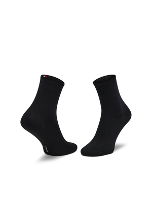 Tommy Hilfiger dámské černé ponožky 2 pack - 35 (001)