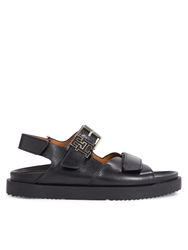 Tommy Hilfiger dámské černé sandále - 36 (BDS)