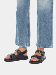 Tommy Hilfiger dámské černé sandále - 36 (BDS)