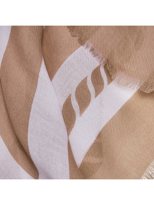 Tommy Hilfiger dámský béžovo bílý šátek - OS (AEG)