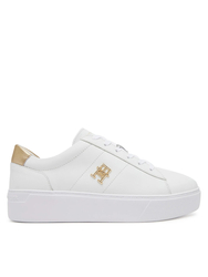 Tommy Hilfiger dámské bílé tenisky - 36 (YBS)