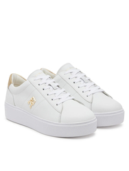 Tommy Hilfiger dámské bílé tenisky - 36 (YBS)