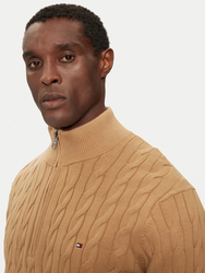 Tommy Hilfiger pánský béžový svetr - XL (RBC)