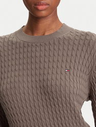 Tommy Hilfiger dámský hnědý svetr - XS (GTO)