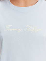 Tommy Hilfiger dámské modré tričko - XS (C1O)