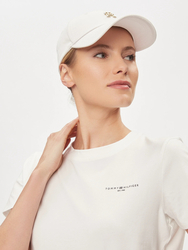 Tommy Hilfiger dámské bílé tričko - L (YBL)