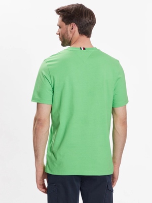 Tommy Hilfiger pánské zelené tričko - L (LWY)