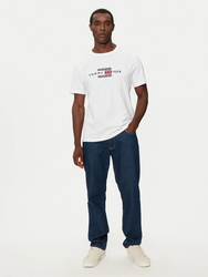 Tommy Hilfiger pánské bílé tričko - M (YBR)