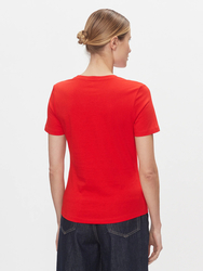 Tommy Hilfiger dámské červené tričko - XS (XND)