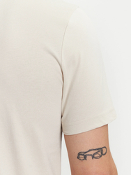 Tommy Hilfiger pánské béžové tričko - L (ACG)