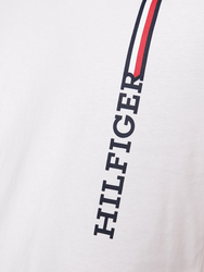 Tommy Hilfiger pánské bílé tričko - M (YBR)