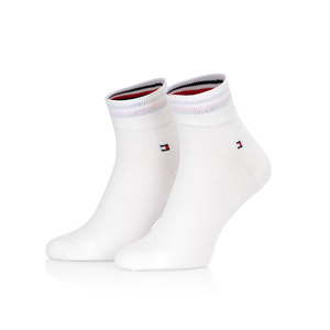 Tommy Hilfiger pánské bílé ponožky 2 pack - 43/46 (300)