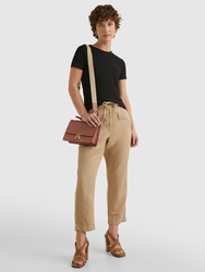 Tommy Hilfiger  dámské černé tričko - S (BDS)