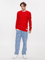 Tommy Jeans pánský červený svetr - L (XNL)