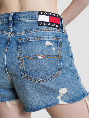 Tommy Jeans dámské modré džínové šortky - 28/NI (1A5)