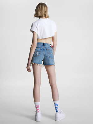 Tommy Jeans dámské modré džínové šortky - 28/NI (1A5)