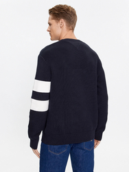 Tommy Jeans pánský tmavě modrý svetr - XL (DW5)